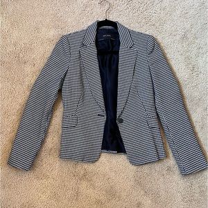 ZARA fitted gingham blazer Small